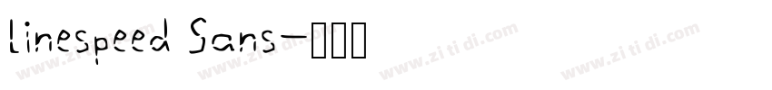 linespeed Sans字体转换
